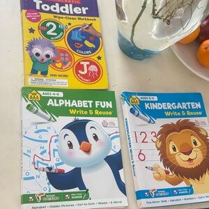 3 Toddlers Wipe-Clean Workbook books